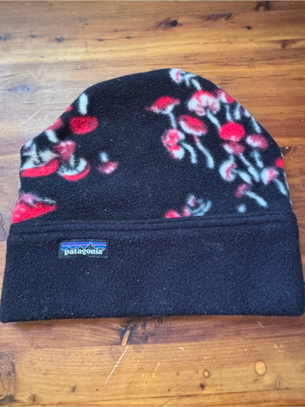 Patagonia mushroom fleece beanie small like new